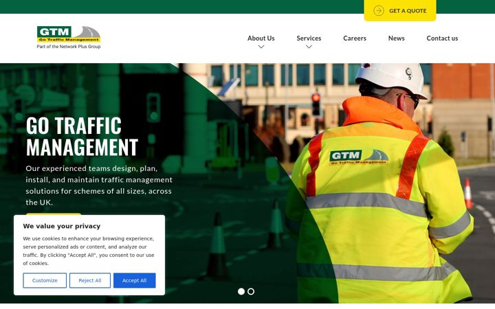 Screenshot of gtm.co.uk