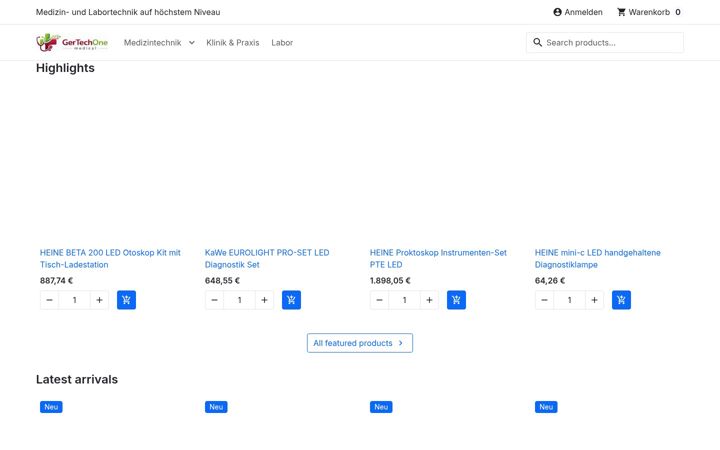 Screenshot of gtomed.de