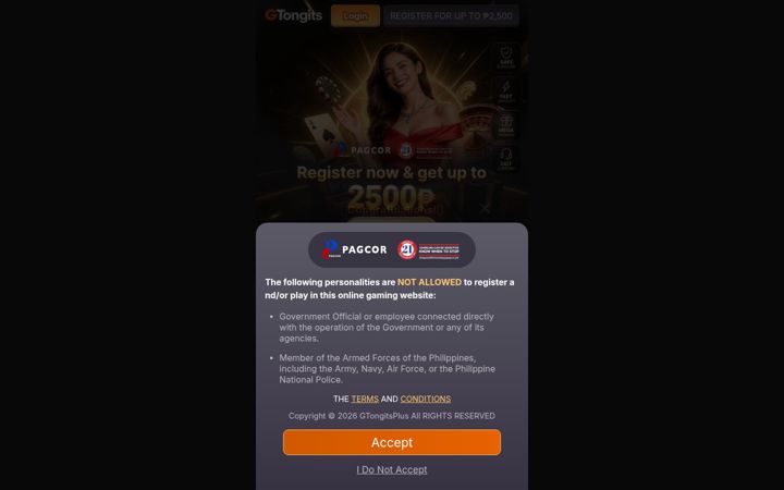 Screenshot of gtongits.com