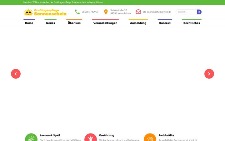 Screenshot of gtp-sonnenschein.de