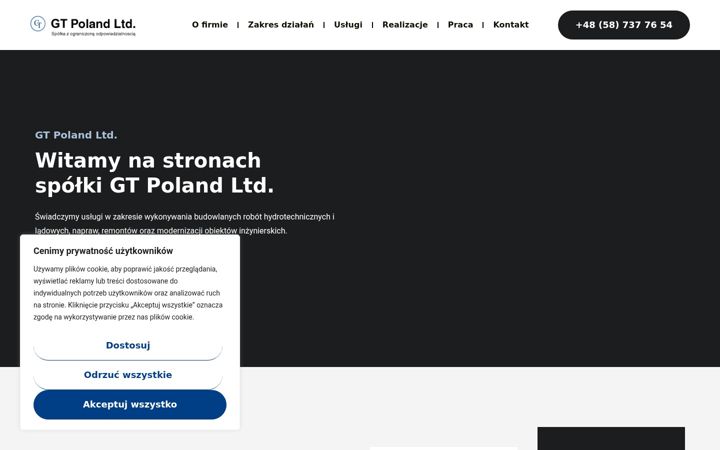 Screenshot of gtpoland.com.pl
