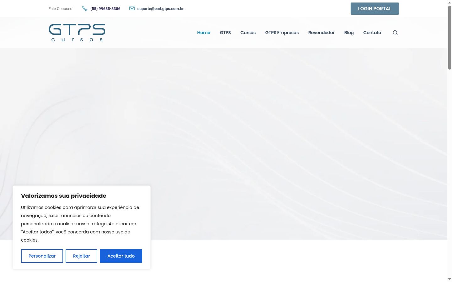 Screenshot tal-banner tal-kunsens muri qabel kwalunkwe interazzjoni