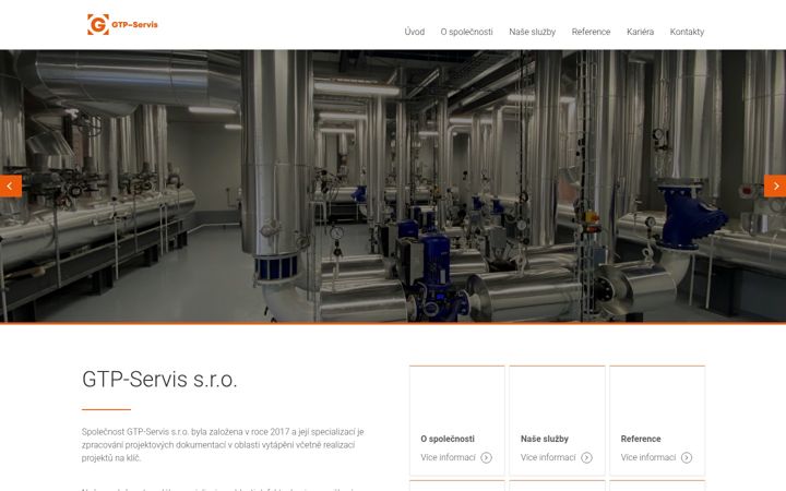 Screenshot of gtpservis.cz