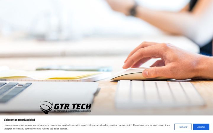Screenshot of gtr-tech.com