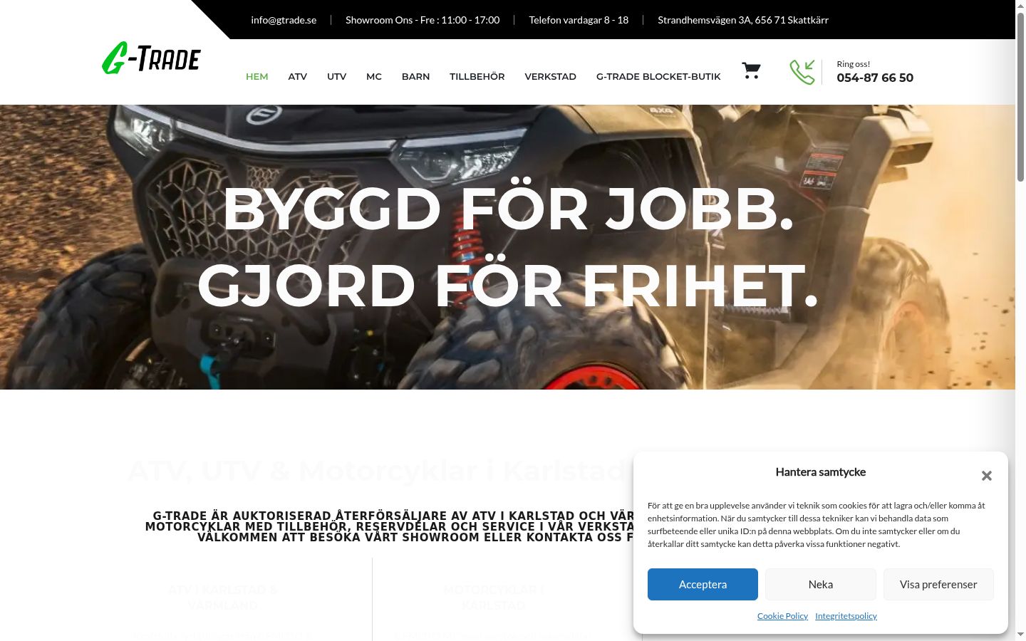 Screenshot tal-banner tal-kunsens muri qabel kwalunkwe interazzjoni