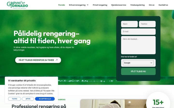 Screenshot of gtrent.dk