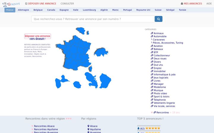 Screenshot of gtrouver.com