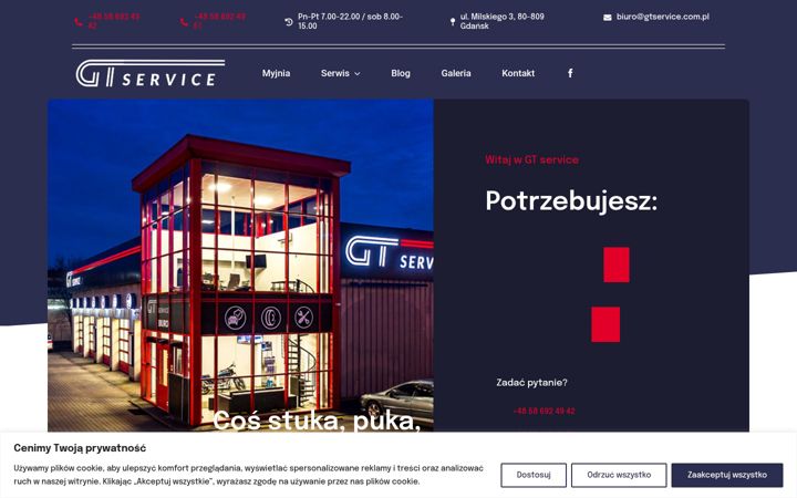 Screenshot of gtservice.com.pl