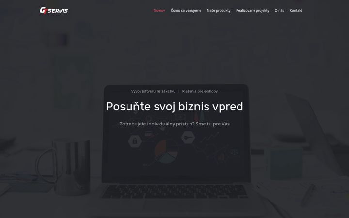 Screenshot of gtservis.sk