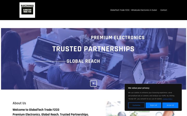 Screenshot of gtt.ae
