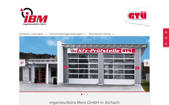 Screenshot of gtue-aichach.de
