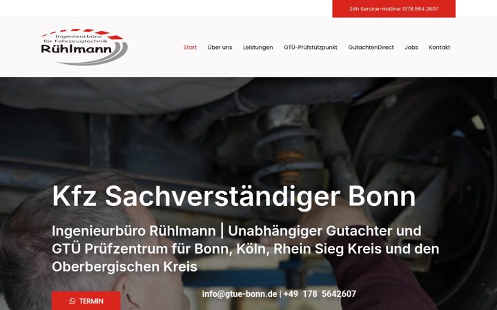 Screenshot of gtue-bonn.de