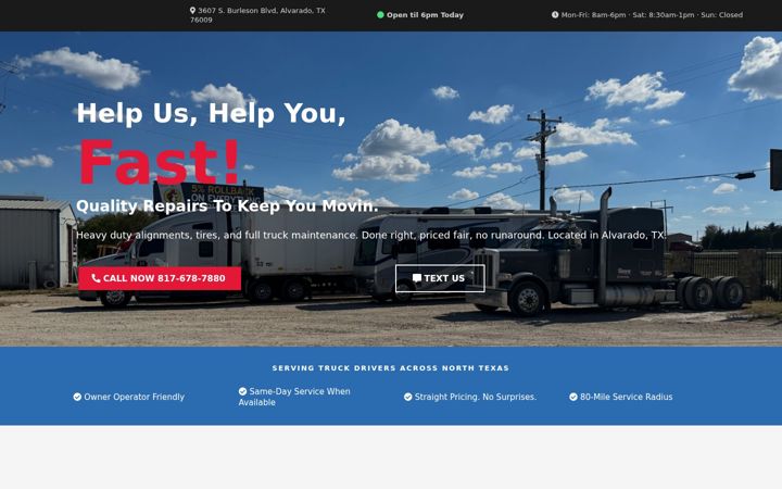 Screenshot of gtwtruckshop.com