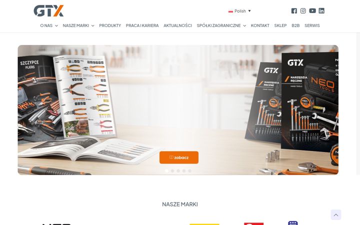 Screenshot of gtx-group.com