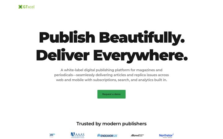 Screenshot of gtxcel.com