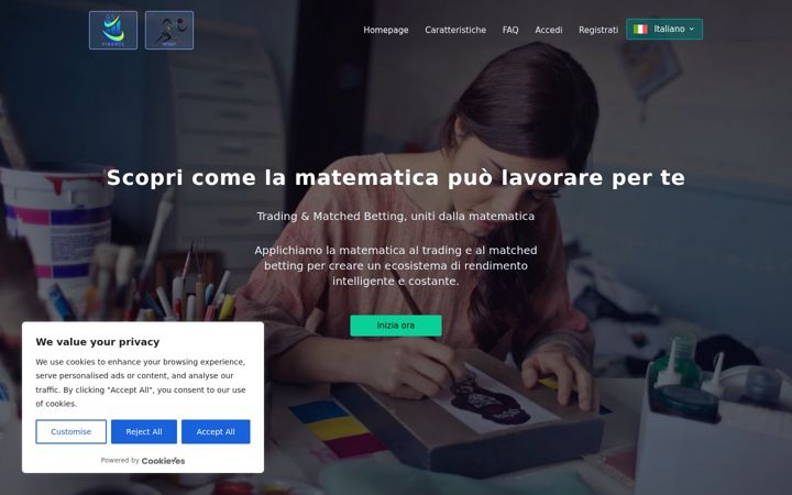 Screenshot of guadagnosicuro.eu