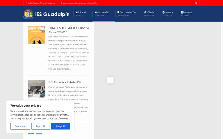 Screenshot of guadalpin.es