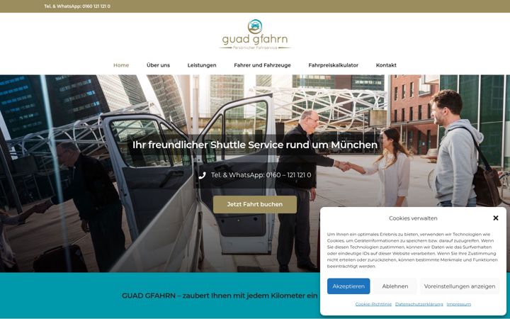 Screenshot of guadgfahrn.de