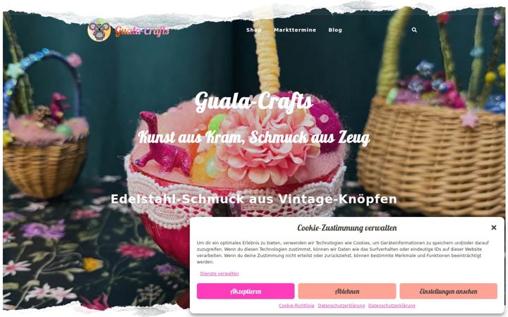 Screenshot of guala-crafts.de