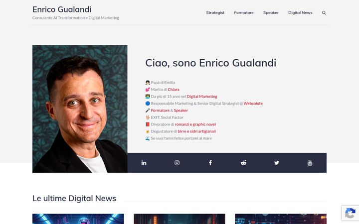 Screenshot of gualandi.me