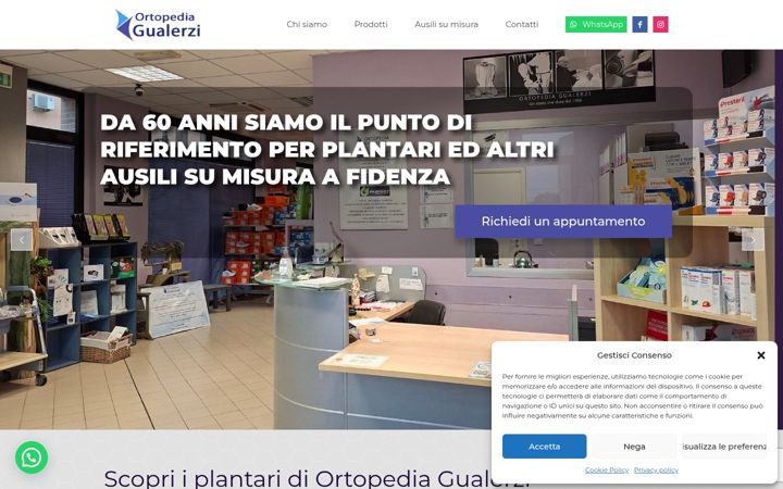 Screenshot of gualerzi.com