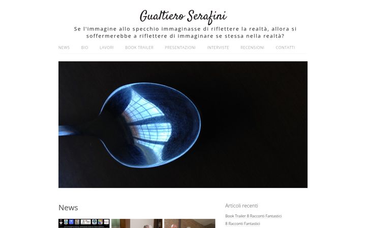 Screenshot of gualtieroserafini.com