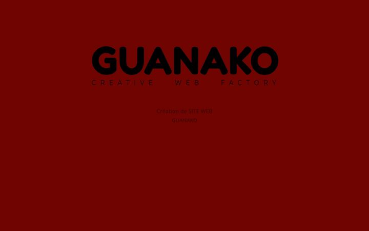 Screenshot of guanako.fr