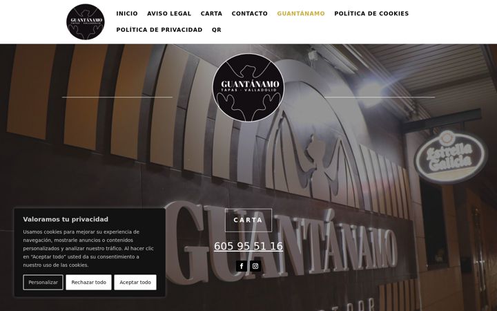 Screenshot of guantanamo.es