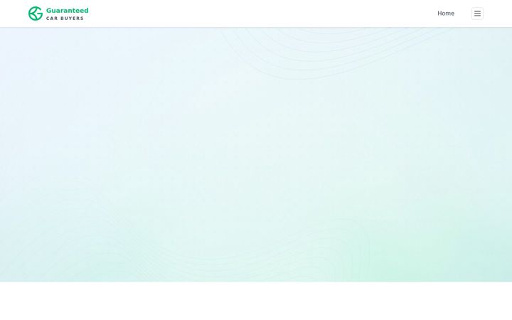Screenshot of guaranteedcarbuyers.co.uk