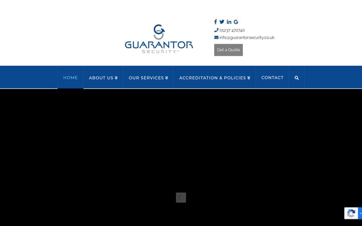Screenshot of guarantorsecurity.co.uk