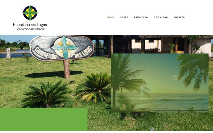Screenshot of guaratibadoslagosba.com.br
