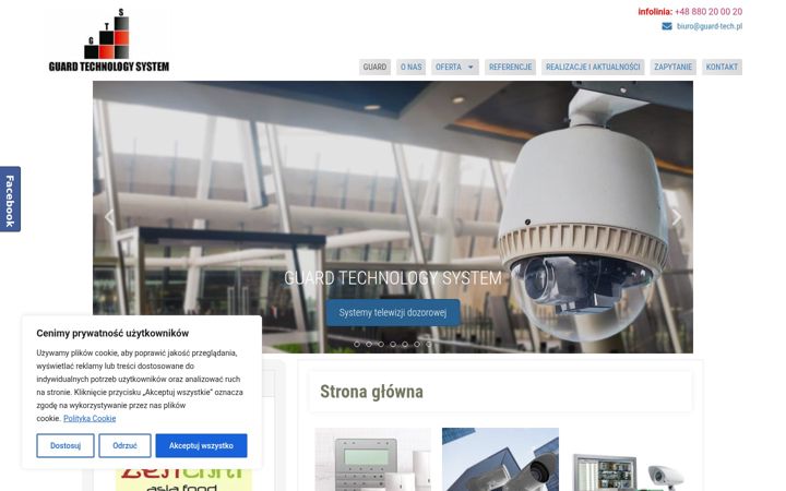 Screenshot of guard-tech.pl