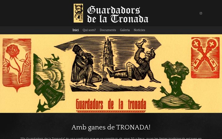 Screenshot of guardadorsdelatronada.cat