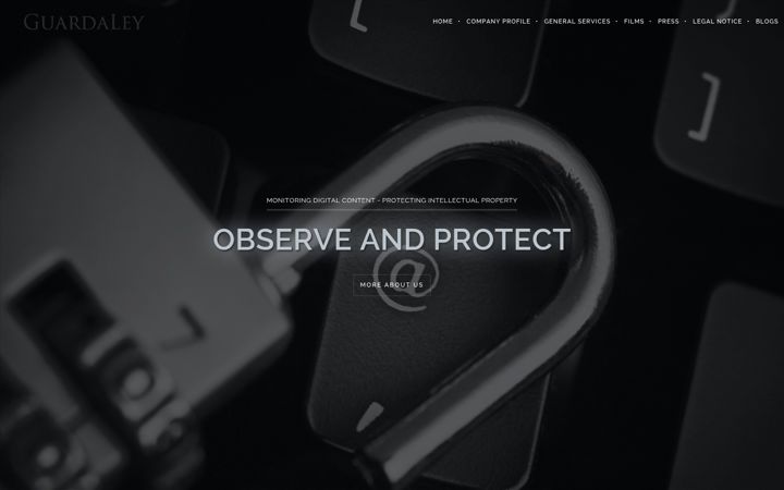 Screenshot of guardaley.com