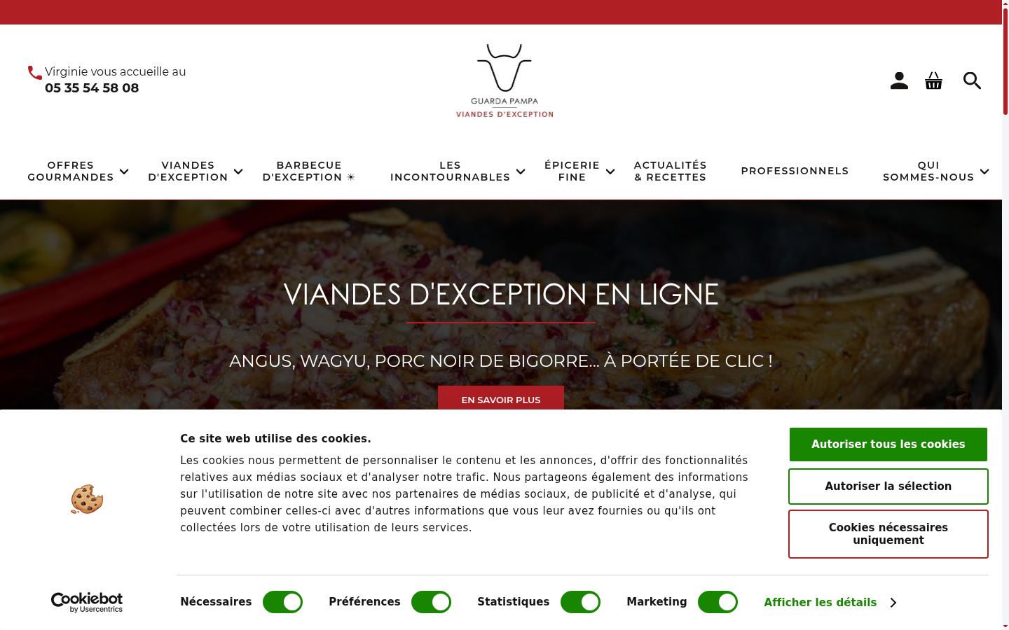 Screenshot tal-banner tal-kunsens muri qabel kwalunkwe interazzjoni