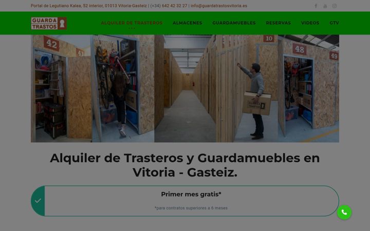 Screenshot of guardatrastos.es