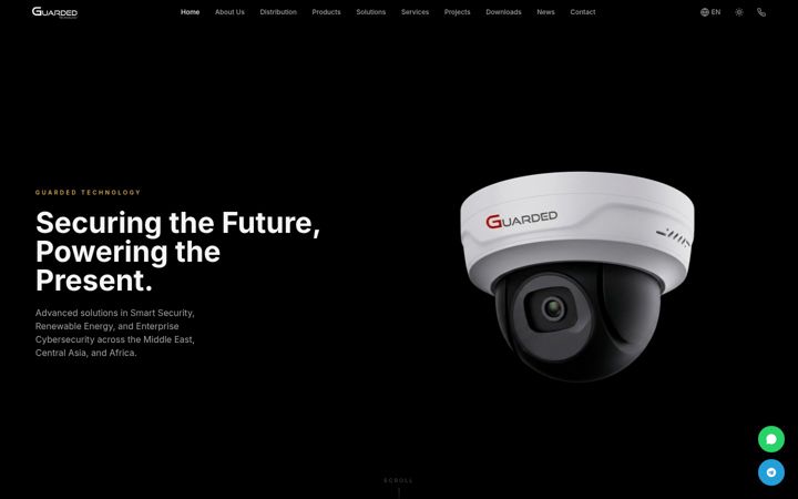 Screenshot of guardedtech.com