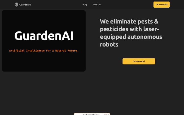 Screenshot of guarden.ai