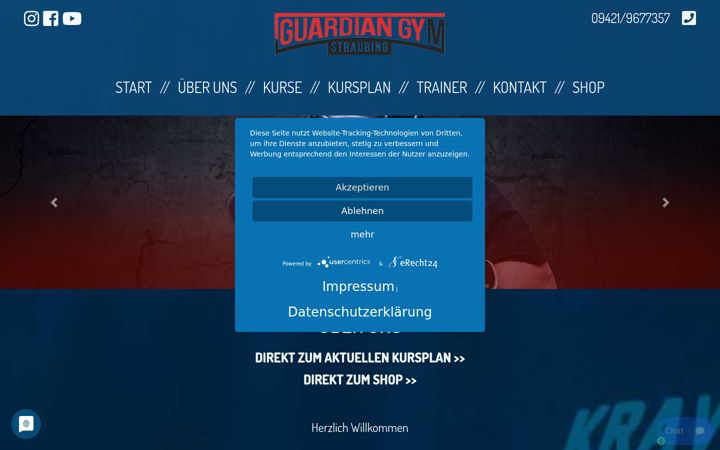 Screenshot of guardian-gym.de