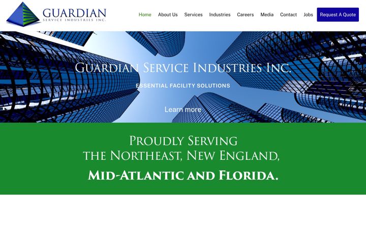 Screenshot of guardian-service.com