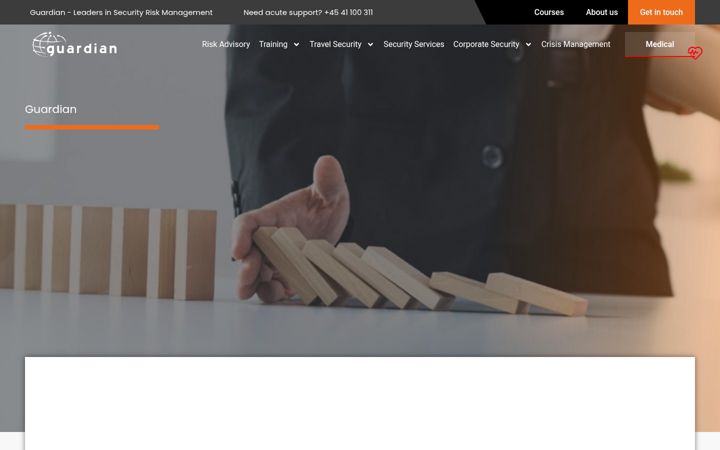 Screenshot of guardian-srm.com