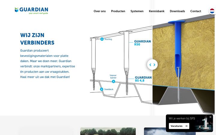 Screenshot of guardian.nl