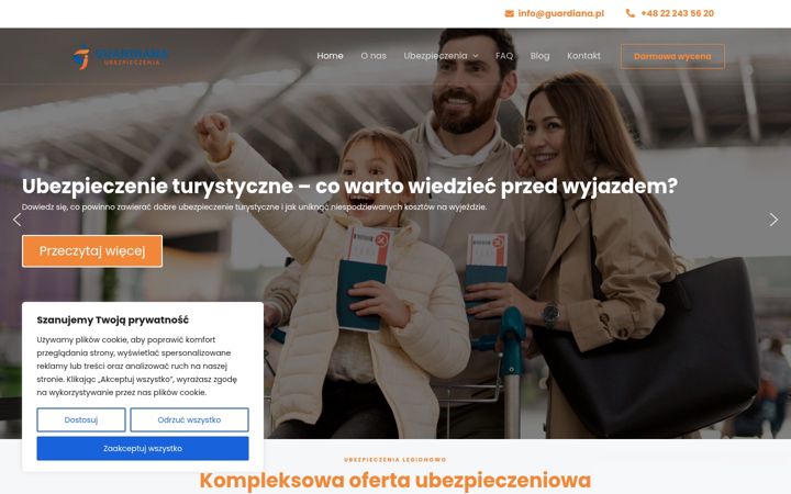Screenshot von guardiana.pl