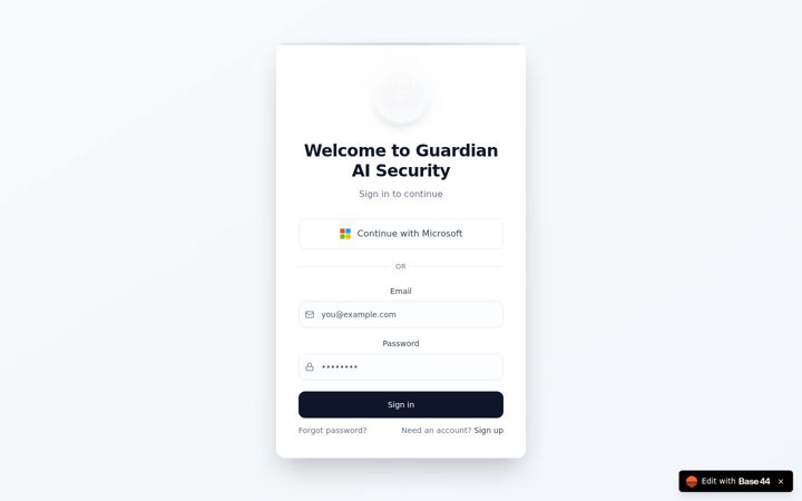 Screenshot of guardianaisecurity.com