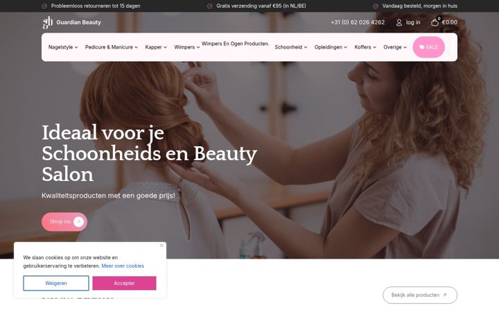 Screenshot of guardianbeauty.nl