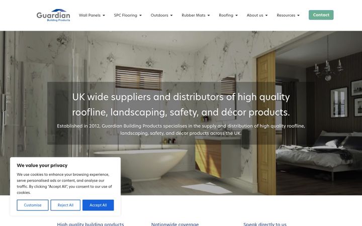 Screenshot of guardianbp.co.uk