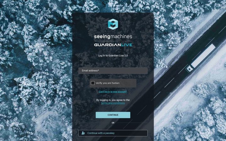 Skærmbillede af guardianlive.io