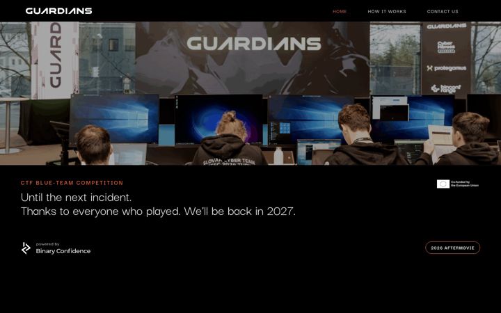 Screenshot of guardians.sk