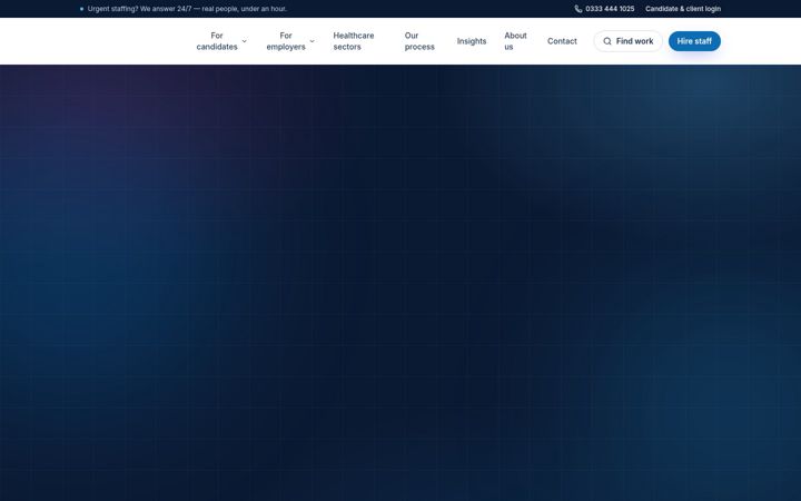 Screenshot of guardiansrecruitment.co.uk