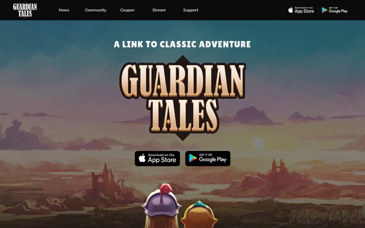 Screenshot of guardiantales.com